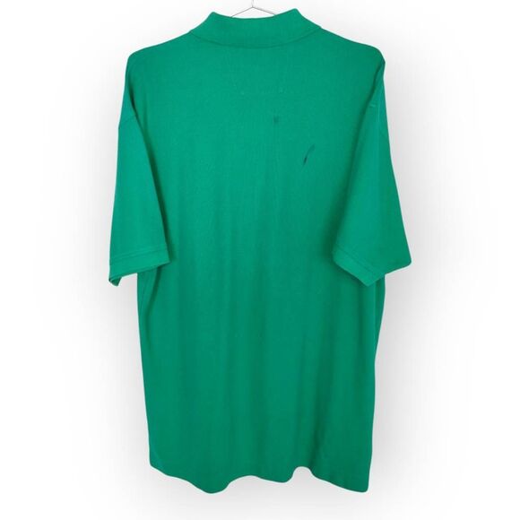 Alexander Julian Colours Mens Polo Sz L Cotton Tee Green Golf Sportswear Preppy - Picture 2 of 7